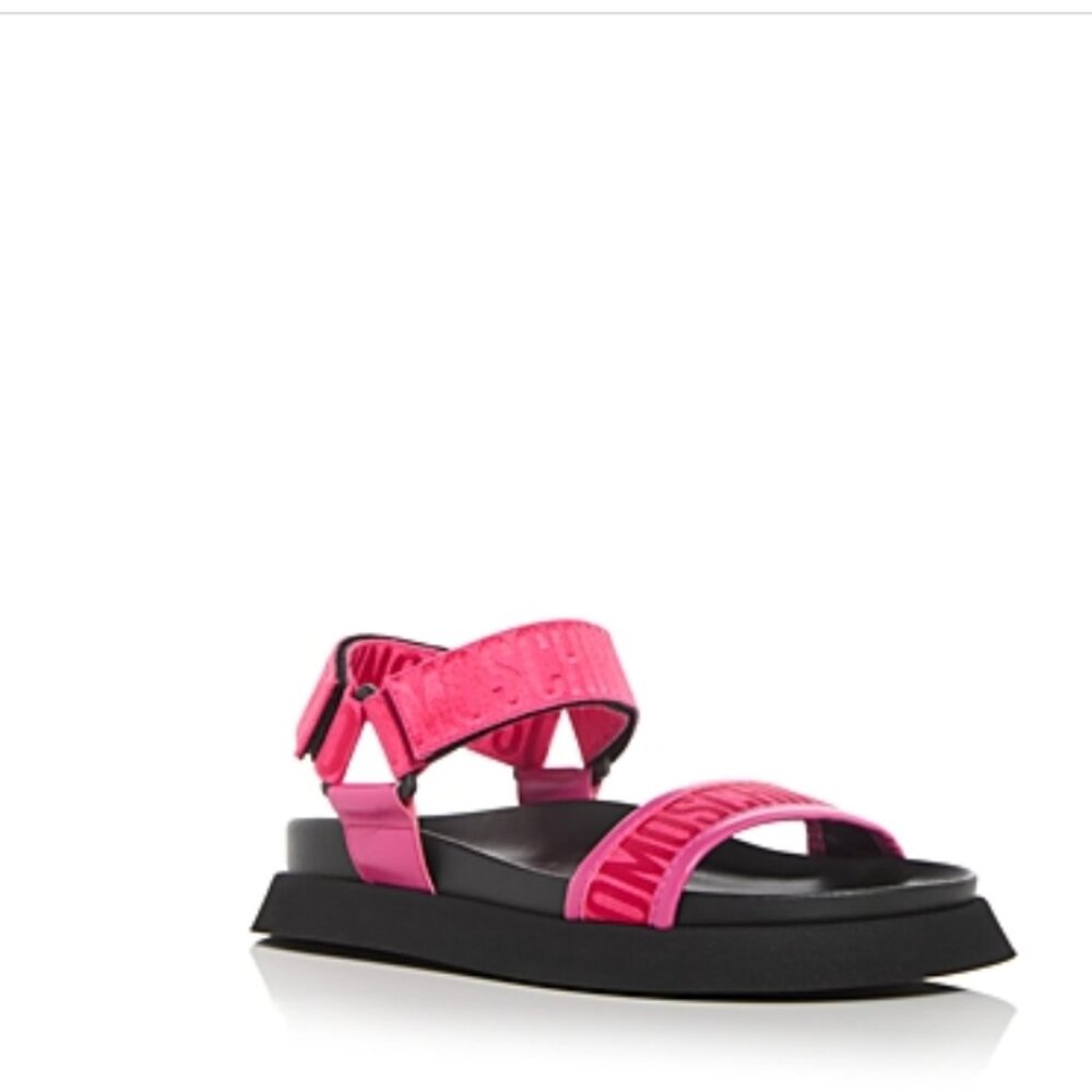 Moschino Women's Logo Strap Sport Sandals